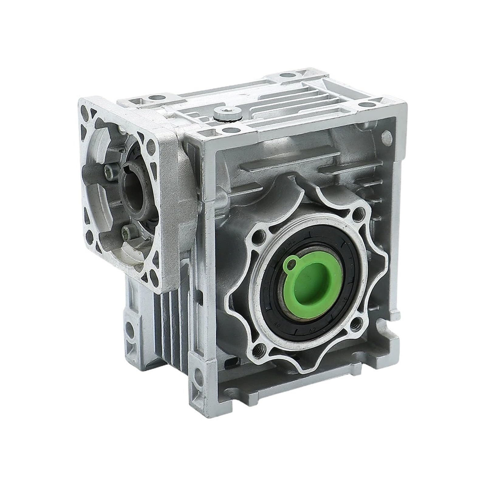 MUYTQAERG Worm Gear Reducer Speed NMRV050 14 19mm Input 25mm Output for nema34 nema42 Stepper Motor nema 32 36 Servo Engine(10 Ratio 1,Input 14 for Nema24)