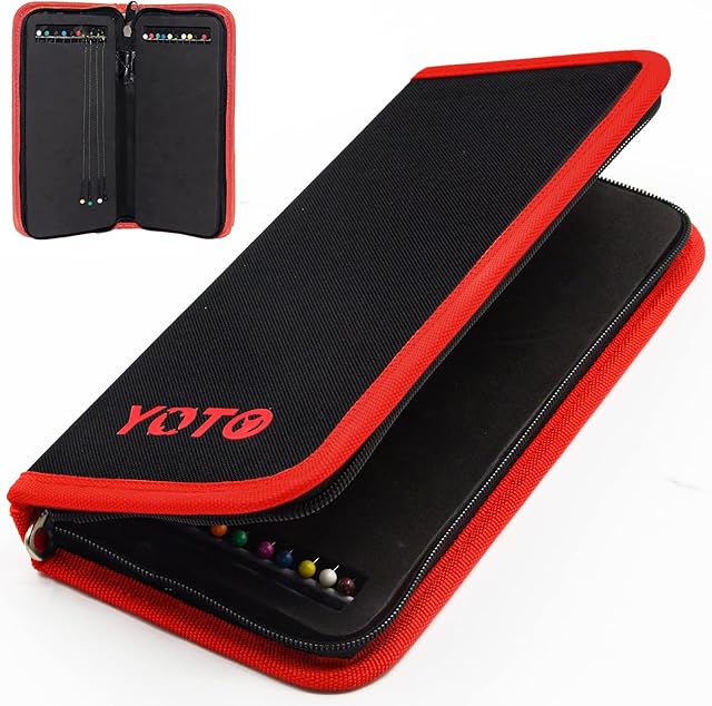 Fishing Stiff Rig Wallet Portable YOTO Fishing hooks Storage with 20 Pins Carp Fishing Rig Storage Case Hair Rig Storage box
