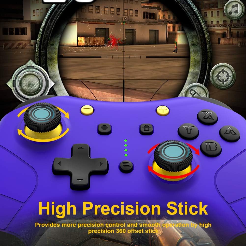 Blасk Frіdау - 70% оƒƒ Wireless Switch Pro Controller, PENJOY B73 Wireless Controller for Nintendo Switch Console, Support High Precision Control, Vibration, Turbo Function and Motion Control TOP оƒƒERS Wireless Switch Pro Controller, PENJOY B73 Wireless Controller for Nintendo Switch Console, Support High Precision Control, Vibration, Turbo Function and Motion Control