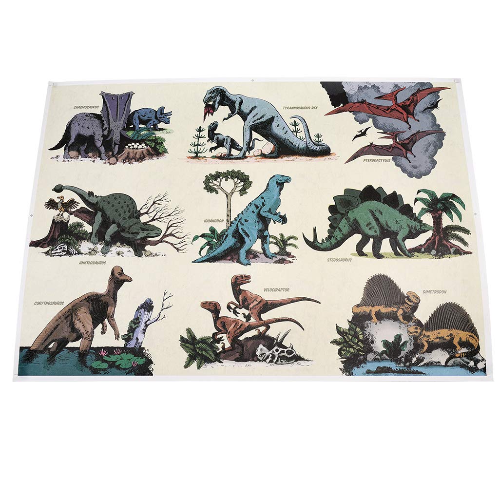 Rex London Dinosaurs Glow In The Dark Poster