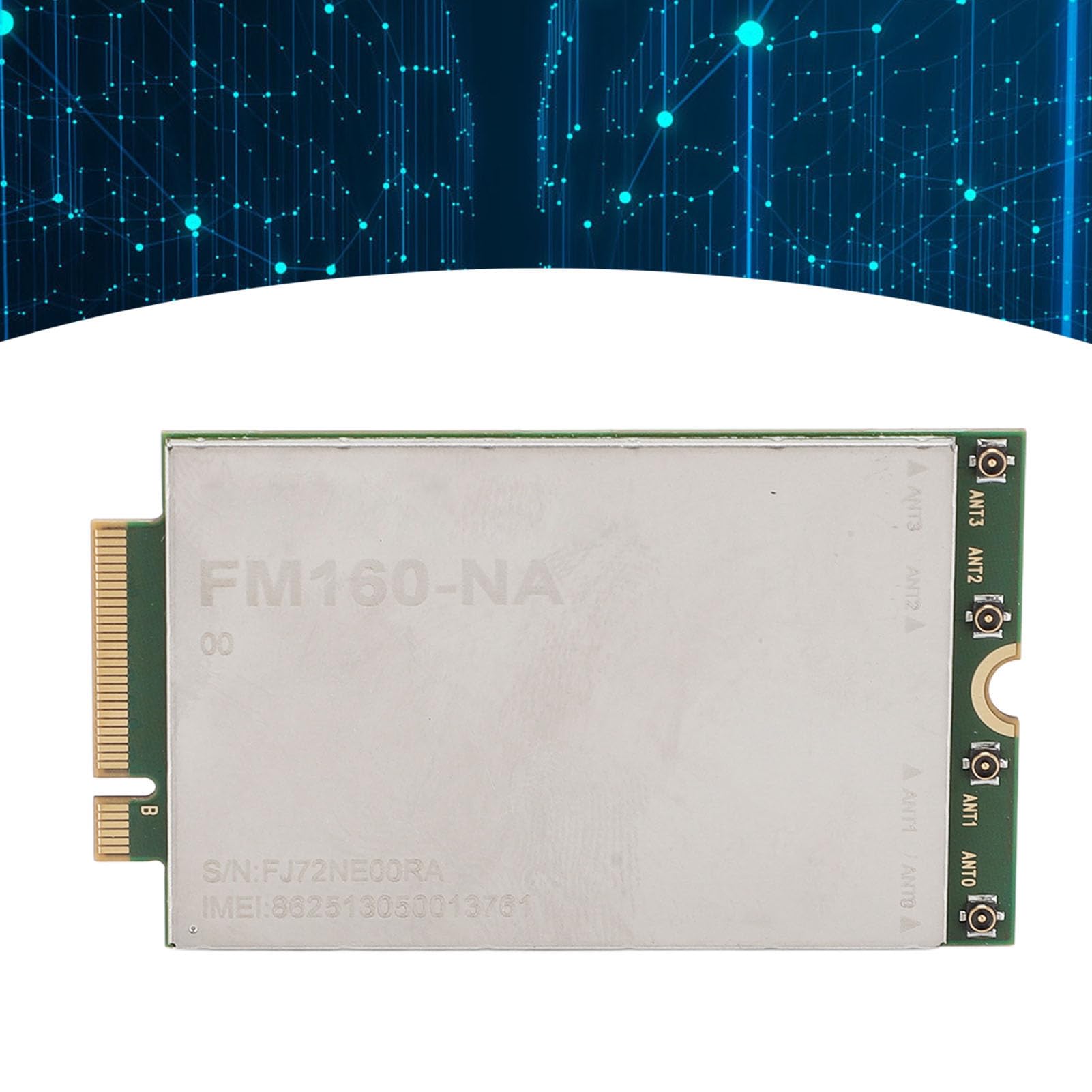 Módulo de Tarjeta de Red NR Sub6 5G, Módulo de Internet Adaptador M.2 con 4 Interfaces de Antena, Alto Rendimiento de Datos, Adaptador de Módulo de Red para y