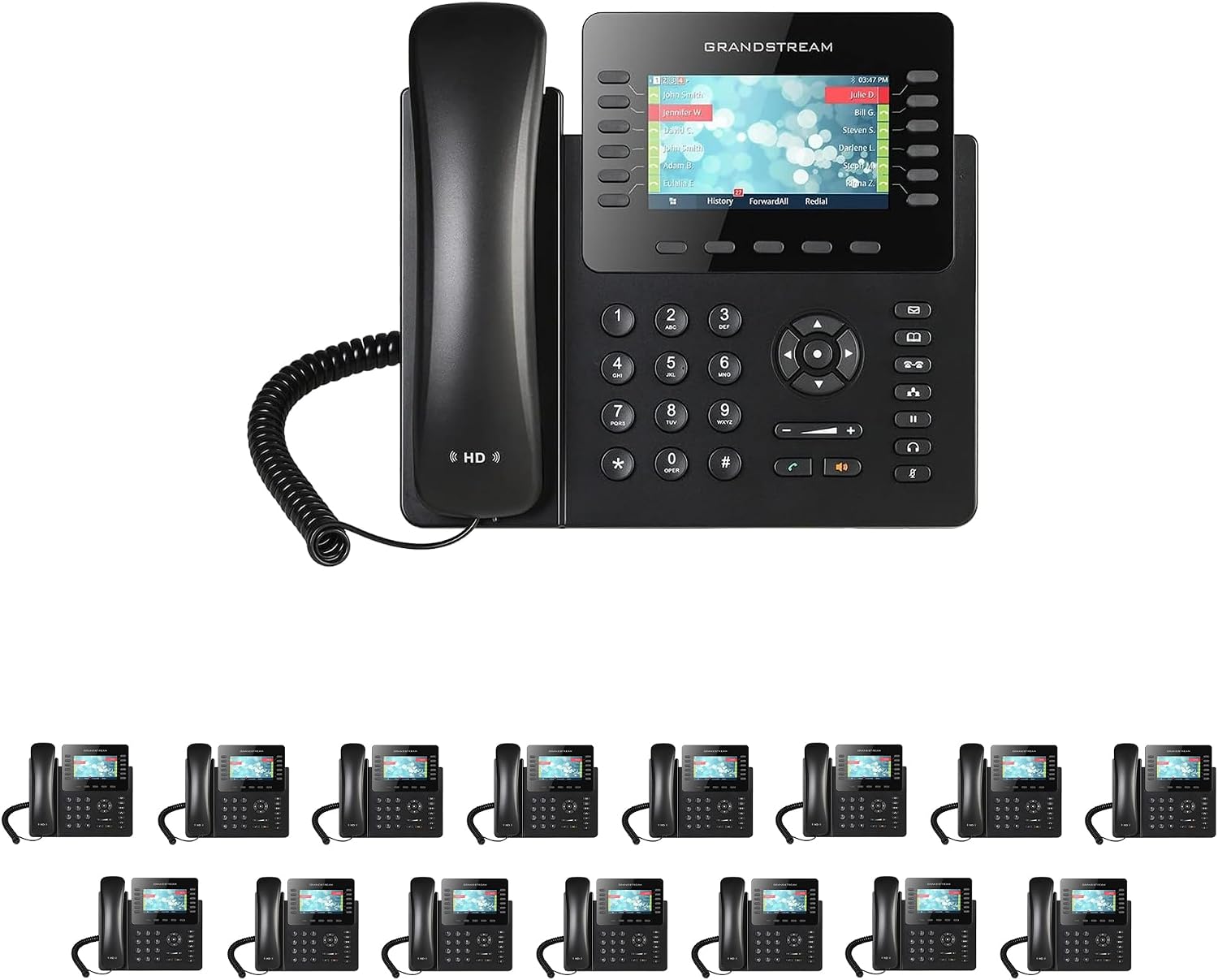 Business Phone System 'Mission Machines' G300C: Includes Grandstream GXP2170 Phones + 'Mission Machines' Cloud Server + Free 3-Months of 'Mission Machines' Cloud Phone Service (16 Phone Bundle)