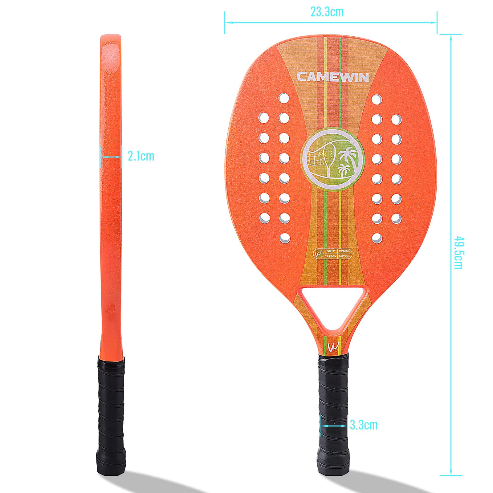 Amazon | Lhyxuuk ビーチテニス用ラケットプロフェッショナル