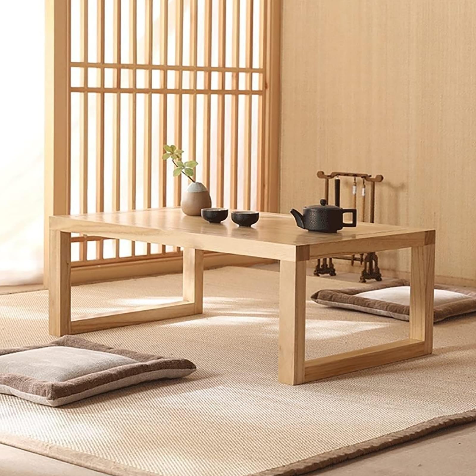 【値下げ】HAZUKI COFFEE TABLE Amazon.com: ZENCIX Low Coffee Table for Sitting on The Floor