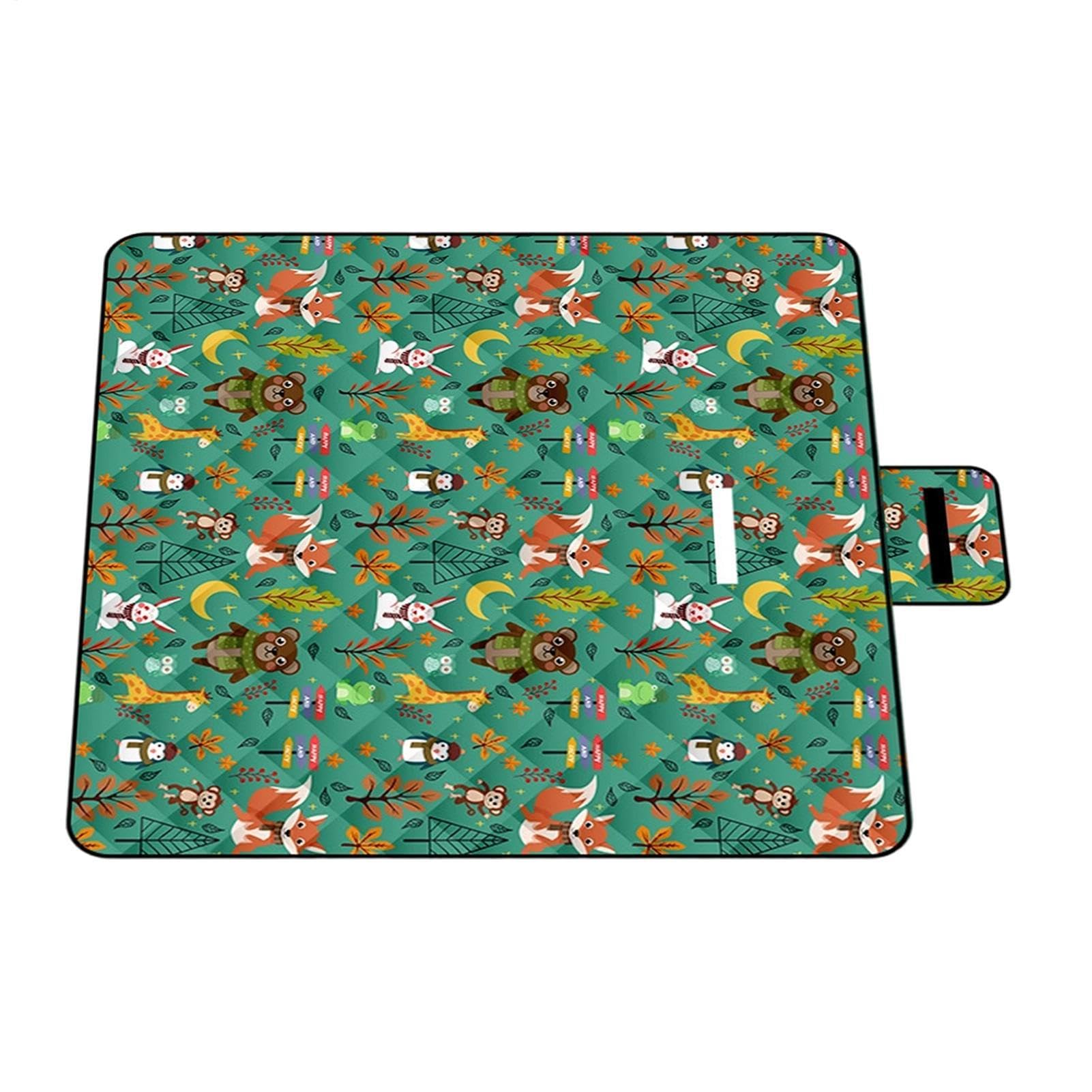 Alfombrilla de picnic impermeable y plegable de gran tamaño para jardín y viajes