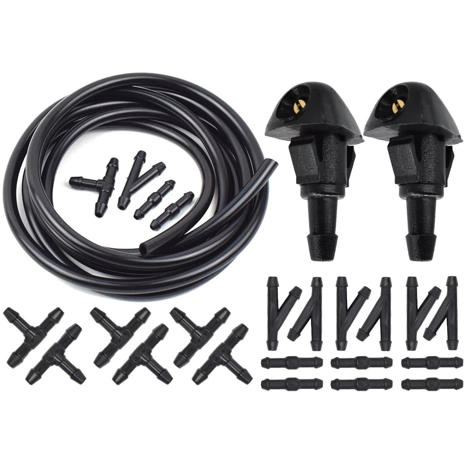 Car Windshield Sprayer Compatible with for Shuttle 1995 1996 1997 1998 1999 2000 Front Washer Nozzle Jets Spray Hose Pipe Windshield Nozzles