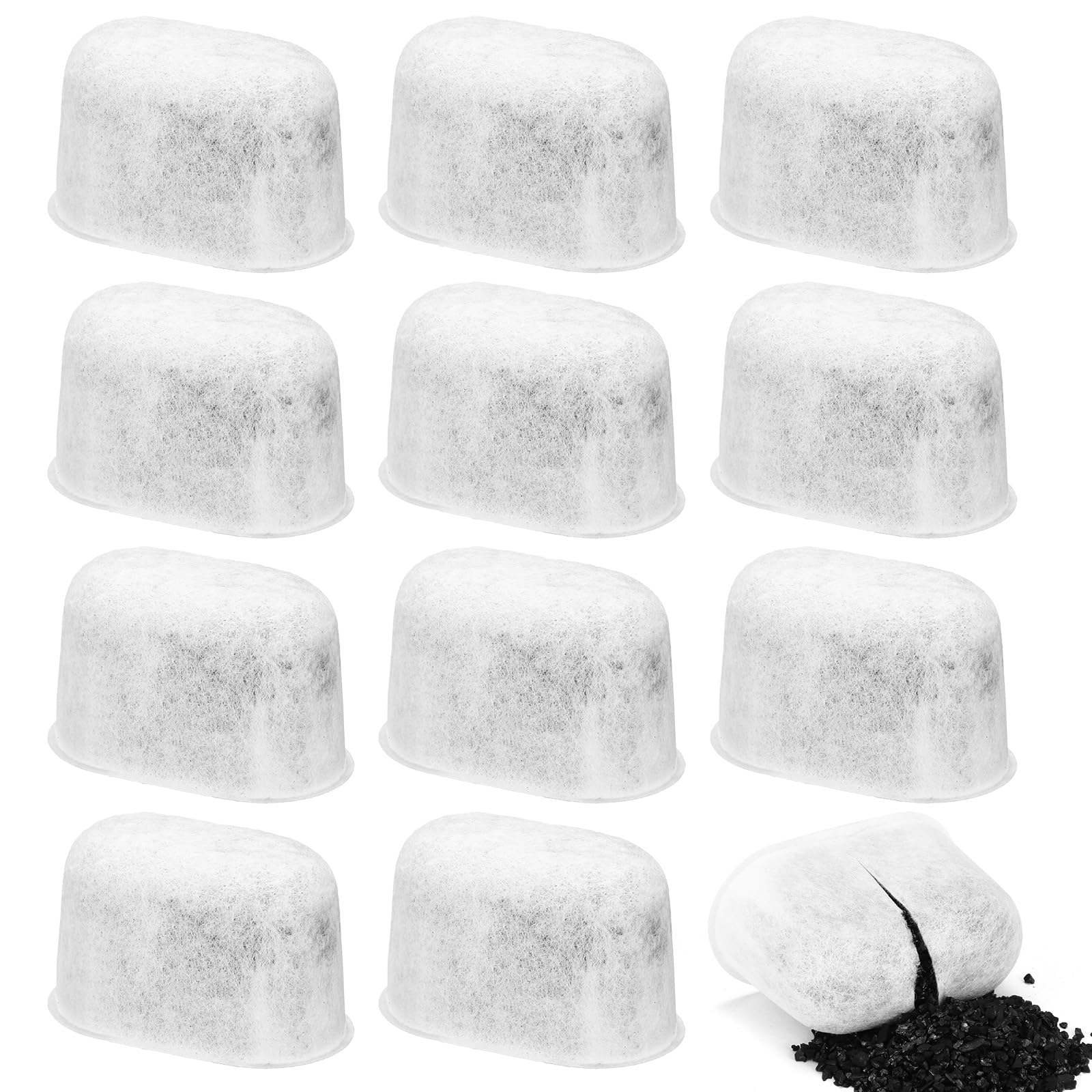 Keurig Compatible Water Filter Replacement, 12 Pack Activated Charcoal Coffee Maker Water Filters Fit for Keurig 2.0 and 1.0 Classic Coffee Makers
