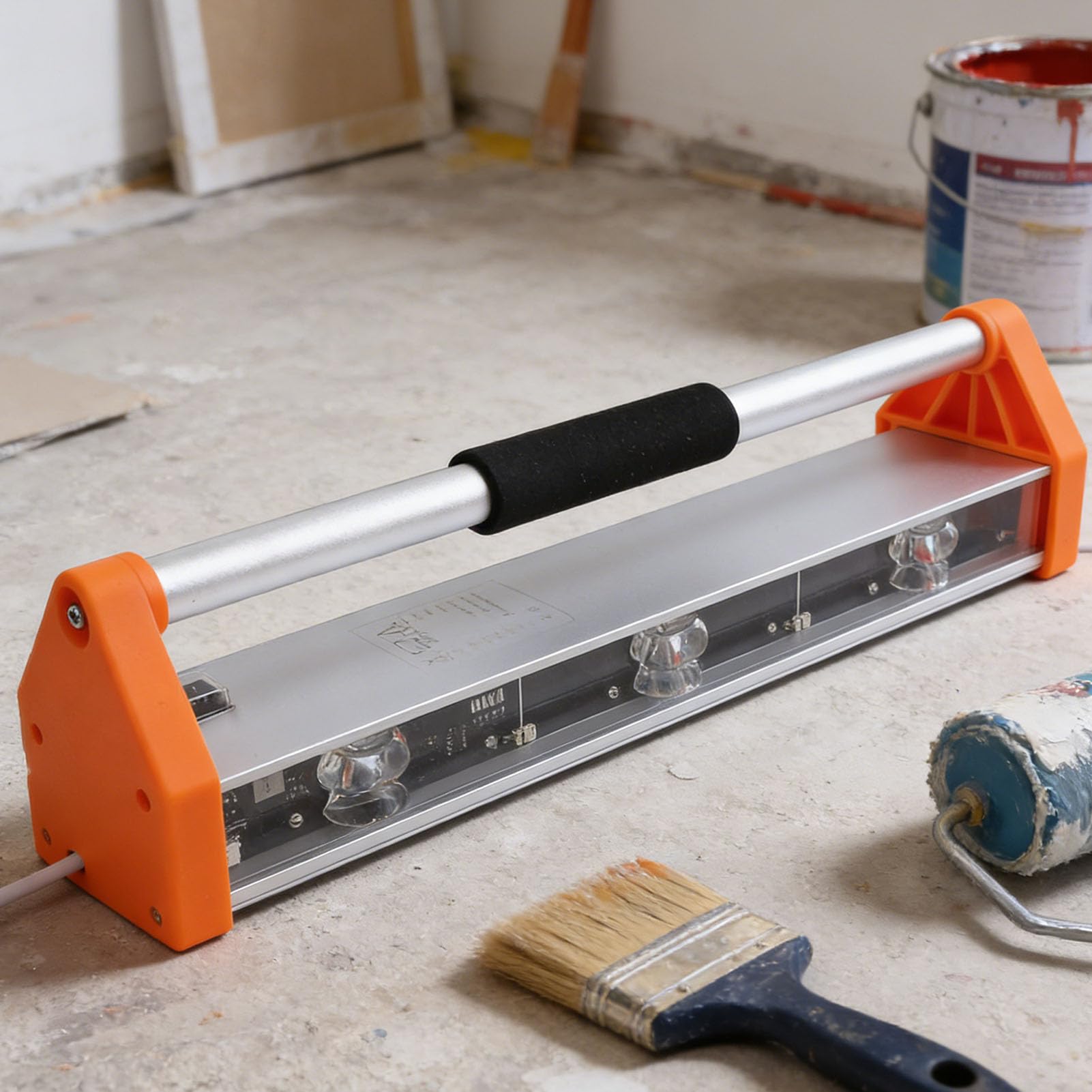 Cocoarm Luz de Inspección de Pared LED Lámpara de Inspección de Pulido de Pared 2600LM 39W 120x5 Gran Angular con Cable de 8 M para Contratistas Pintores Propietarios de Viviendas