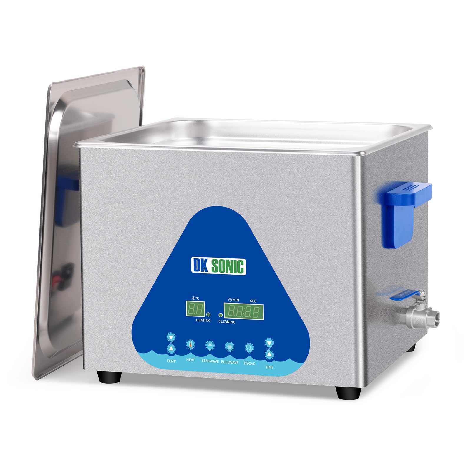 Dk Sonic S Dk Onic Industrial Ultrasonic Cleaner, 15L 360W Onic Cleaner With Heater &L Timer, Digital Control For Motorcycle Engine, Carburetor, Chain (Include Basket)