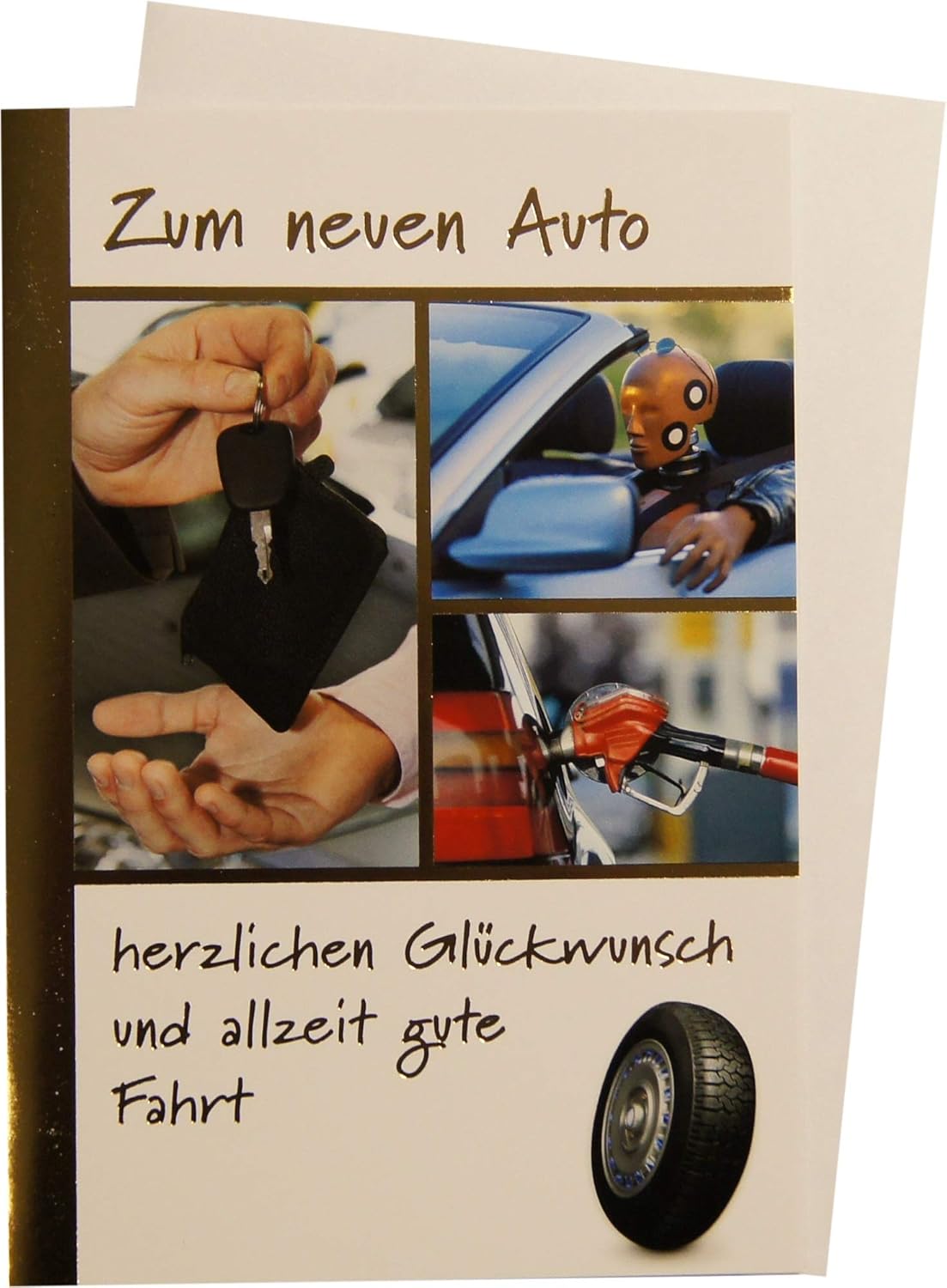 Glückwunsch Zum Neuen Auto Und Allzeit Gute Fahrt Glückwunschkarte zum neuen Auto 41-1822 : Amazon.de: Bürobedarf