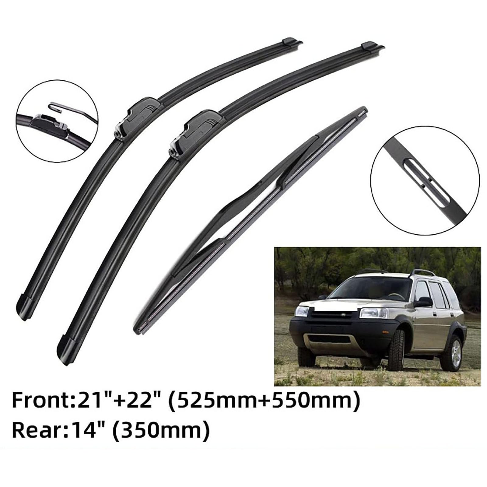 Dla Land Rover Freelander 1 1997-2006, zestaw akcesoriów zewnętrznych do regulacji przedniej i tylnej szyby samochodu
