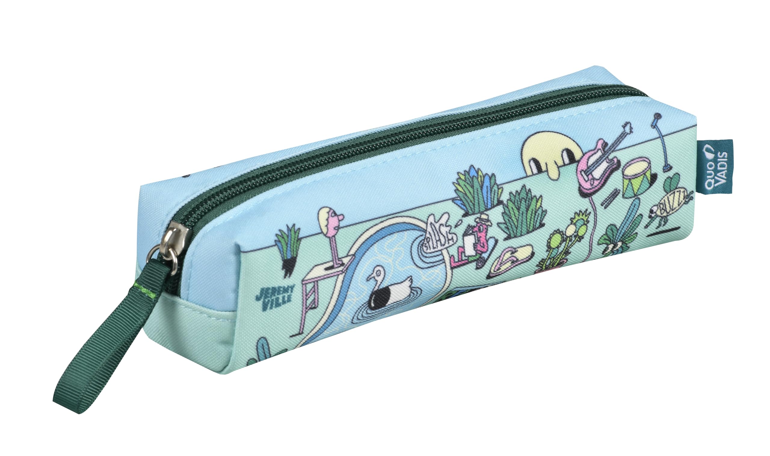Quo Vadis - Collection: Jeremyville Mini Pencil Case 19 x 4.8 x 4.8 cm Pool