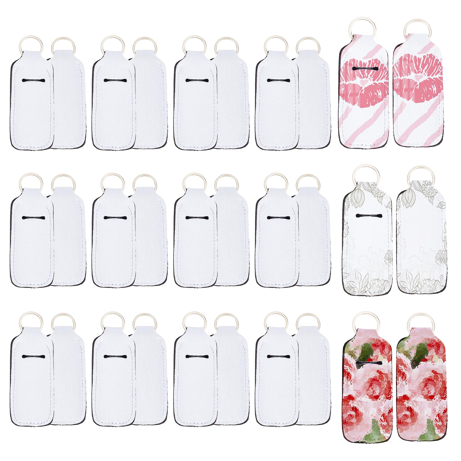 Support de rouge à lèvres par sublimation NICENEEDED lot de 30 blanc