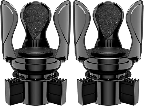 Paquete de 2 expansores de portavasos de automóvil, adaptador extensor de portavasos con brazo expandible y base ajustable, compatible con Yeti