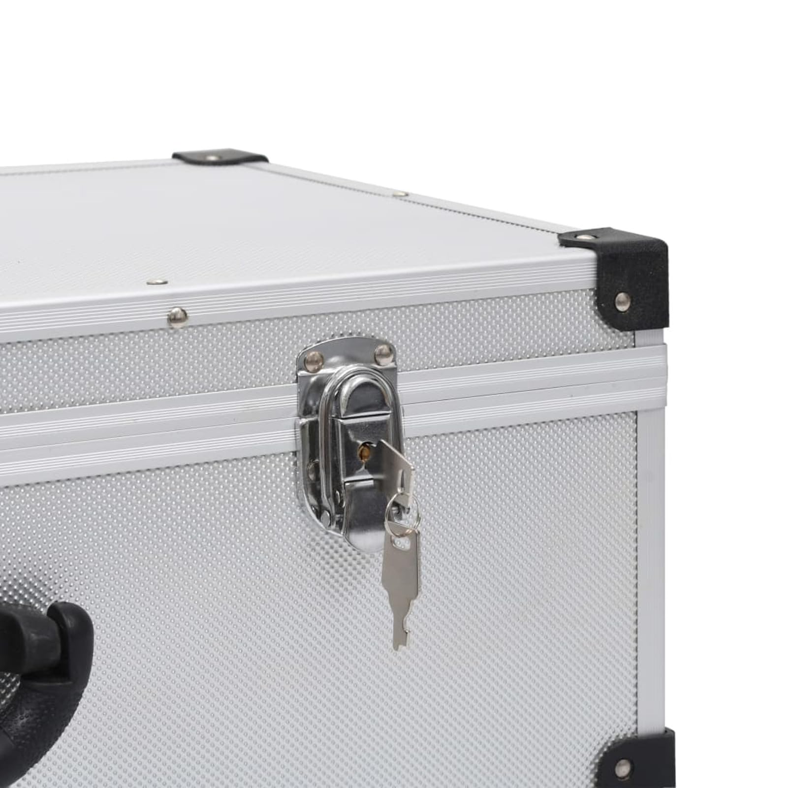 Custodia CD per 80 CD in Alluminio ABS Argento,Forniture per Ufficio,Archiviazione e organizzazione,Porta CD/DVD-91854