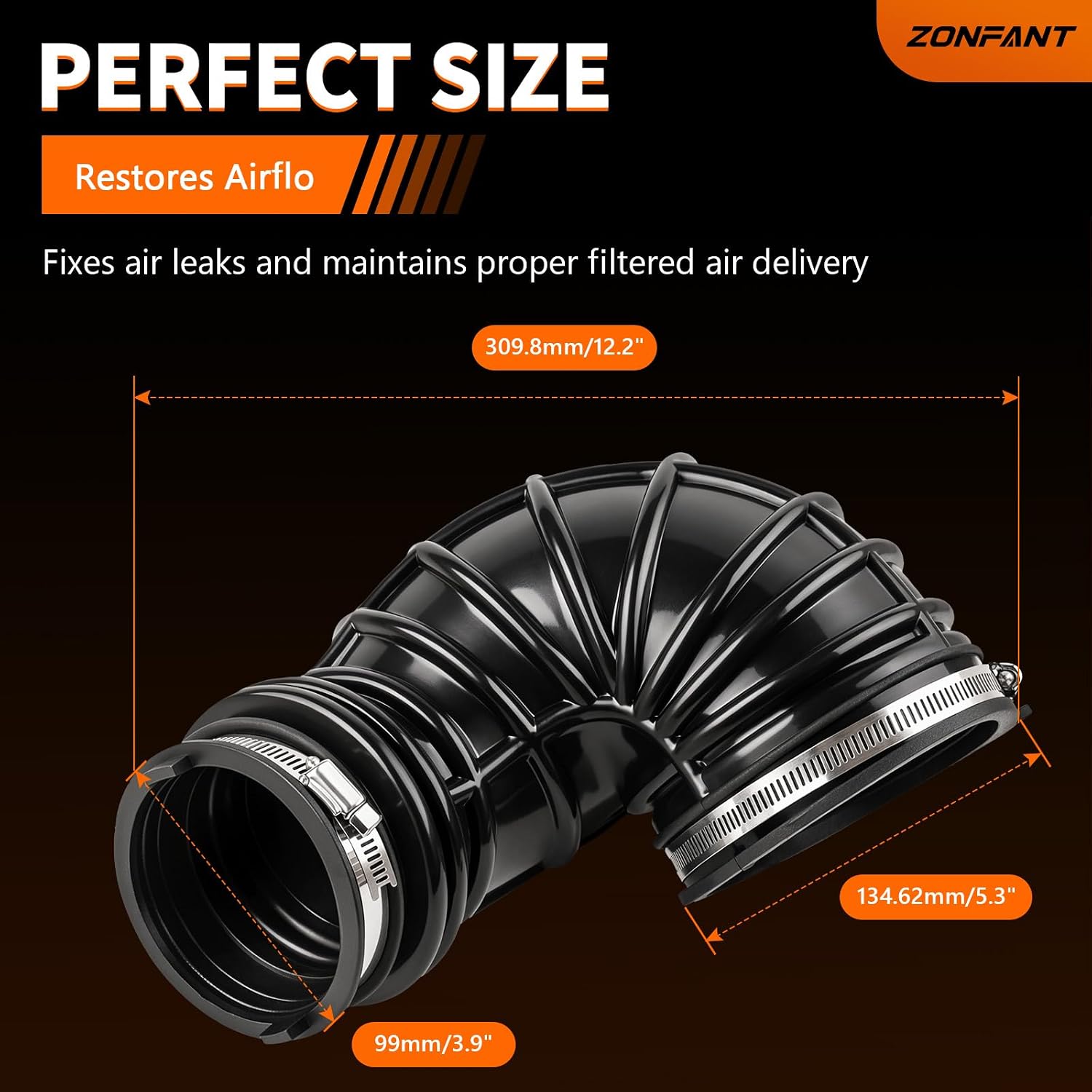 Engine Air Intake Hose 696-222 68190498AB Fit for Ram Promaster