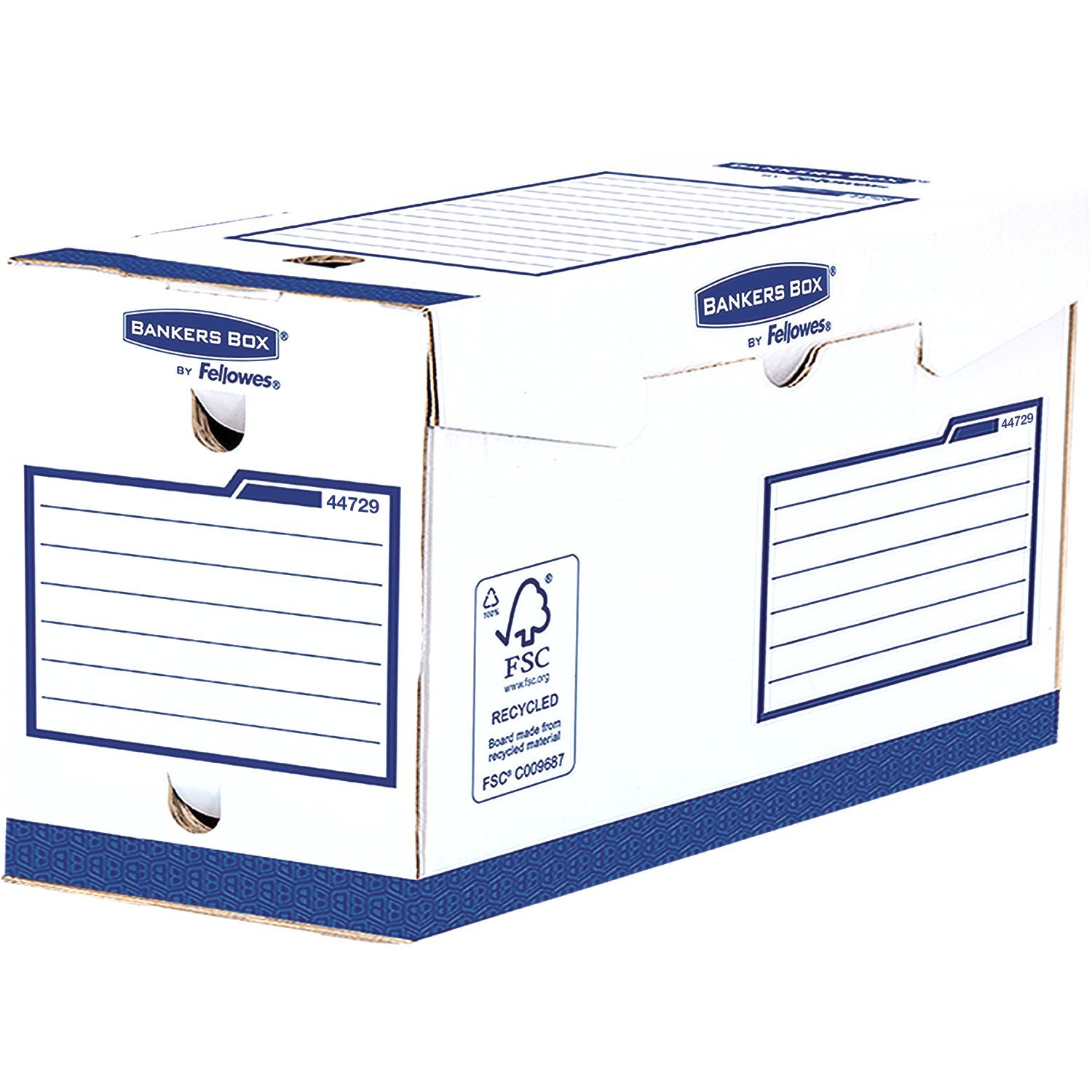 Bankers Box 4472902 Basic Scatola Archivio Extra Robusta A4+, Dorso 200 mm, FSC, Confezione da 20