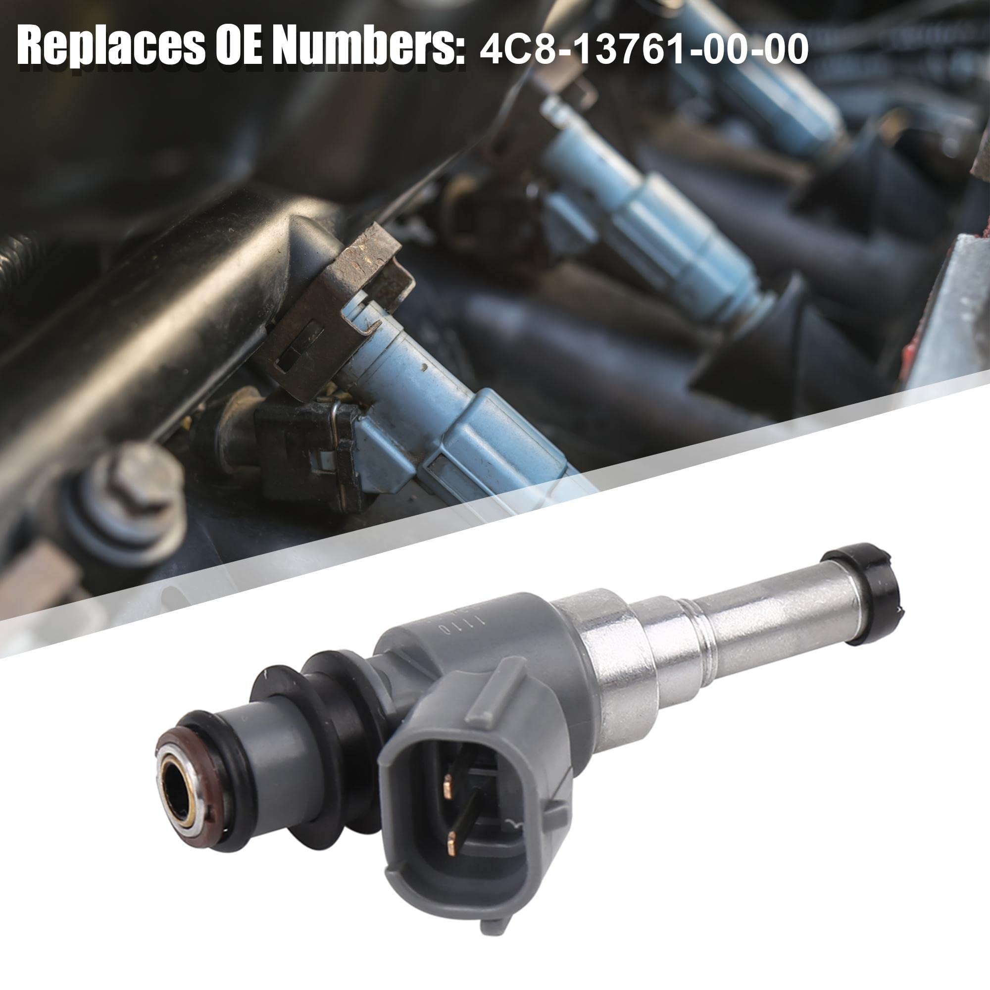 mi☆ Amazon.com: OVERSEE 6DA-13761-00 Fuel Injector for Yamaha
