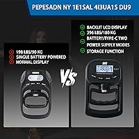 Vista 9 de Hand Grip Strength Tester Trainer, 396lbs/180kg Hand Grip Dynamometer with LCD Display, Ideal for Sports, School, and Home Use(Battery Version)
