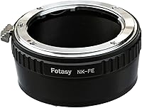 Fotasy Nikon F to Sony E-Mount Lens Adapter for a7 a7R a6000 a6400 a6500 - Manual AI AIS Lenses, TTL Metering