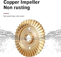 Vista 6 de Transfer Water Pump, 12v 24v Solar Water Pump, 25m Self Priming Pump, Solar Water Supply Vortex Pump for Shallow Well Jet, Irrigation Transfer, 35L