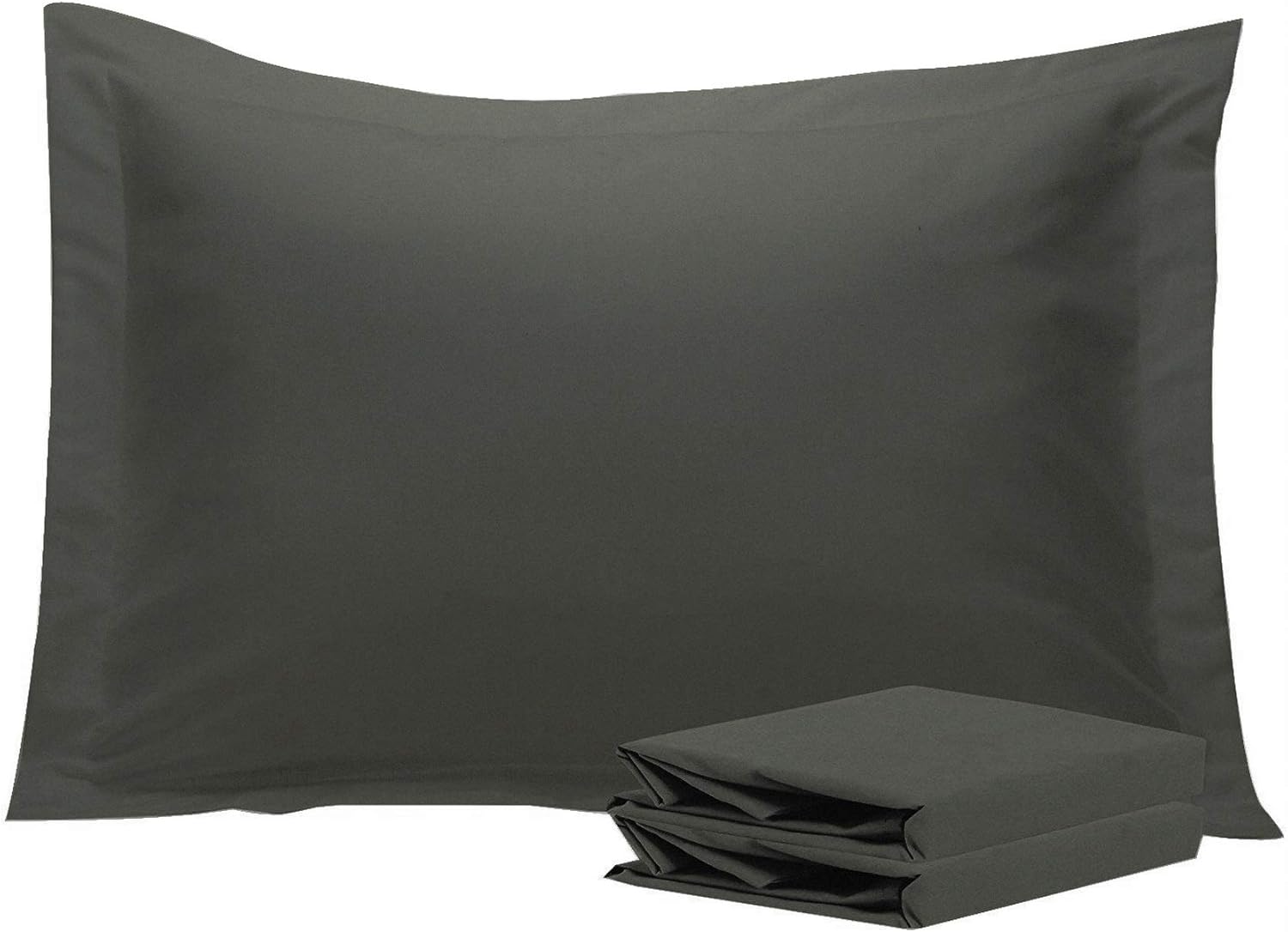 NTBAY Standard Pillow Shams, Set of 2, 100 Brushed