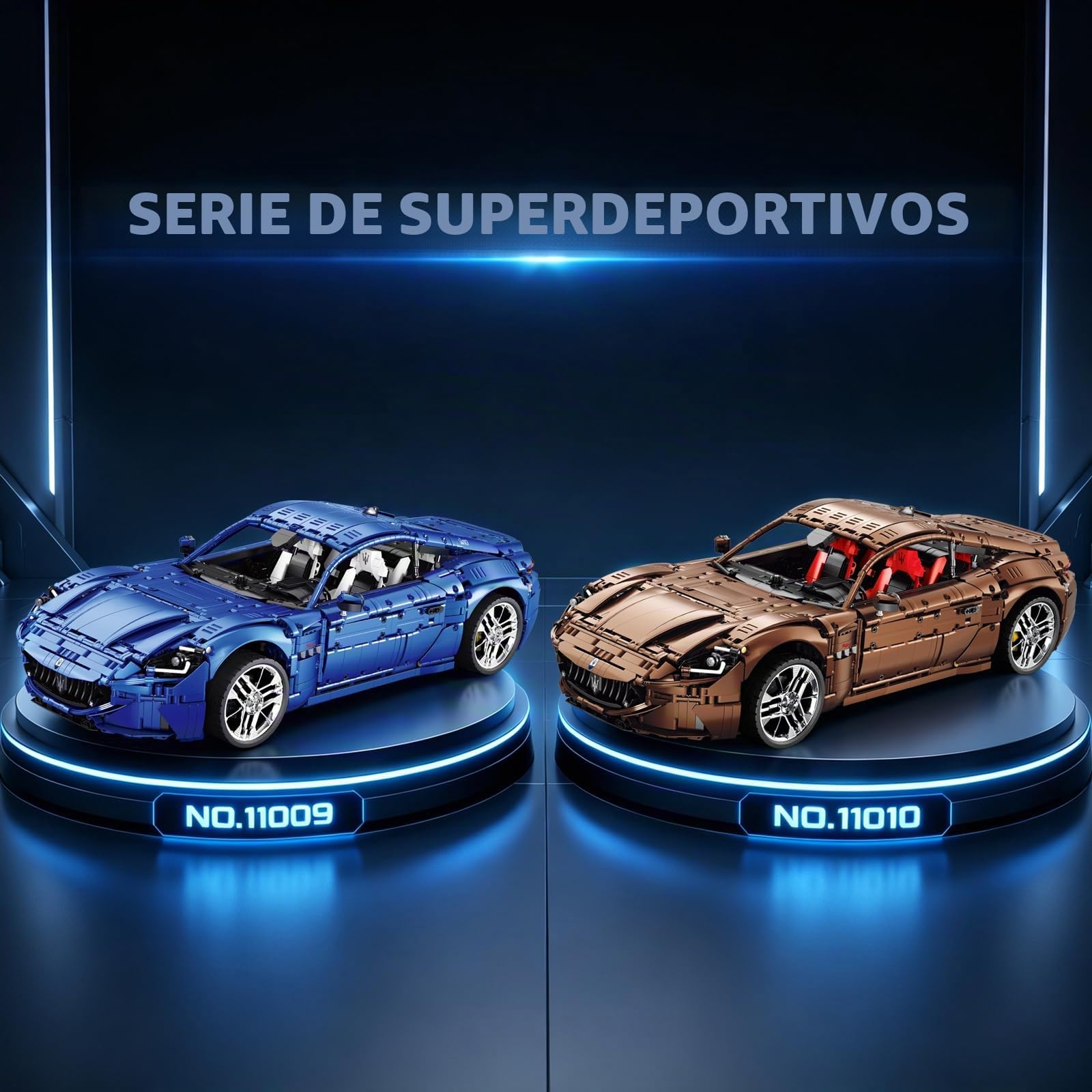 Reobrix Maserati GranTurismo Set de Construcción de Coche para Adultos