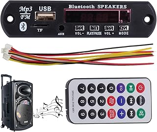 2 Pcs descodificadores MP3 - decodificadores módulo áudio MP3 WMA mãos-livres USB TF FM sem fio - decodificadores módulo áudio MP3 WMA mãos-livres Littryee