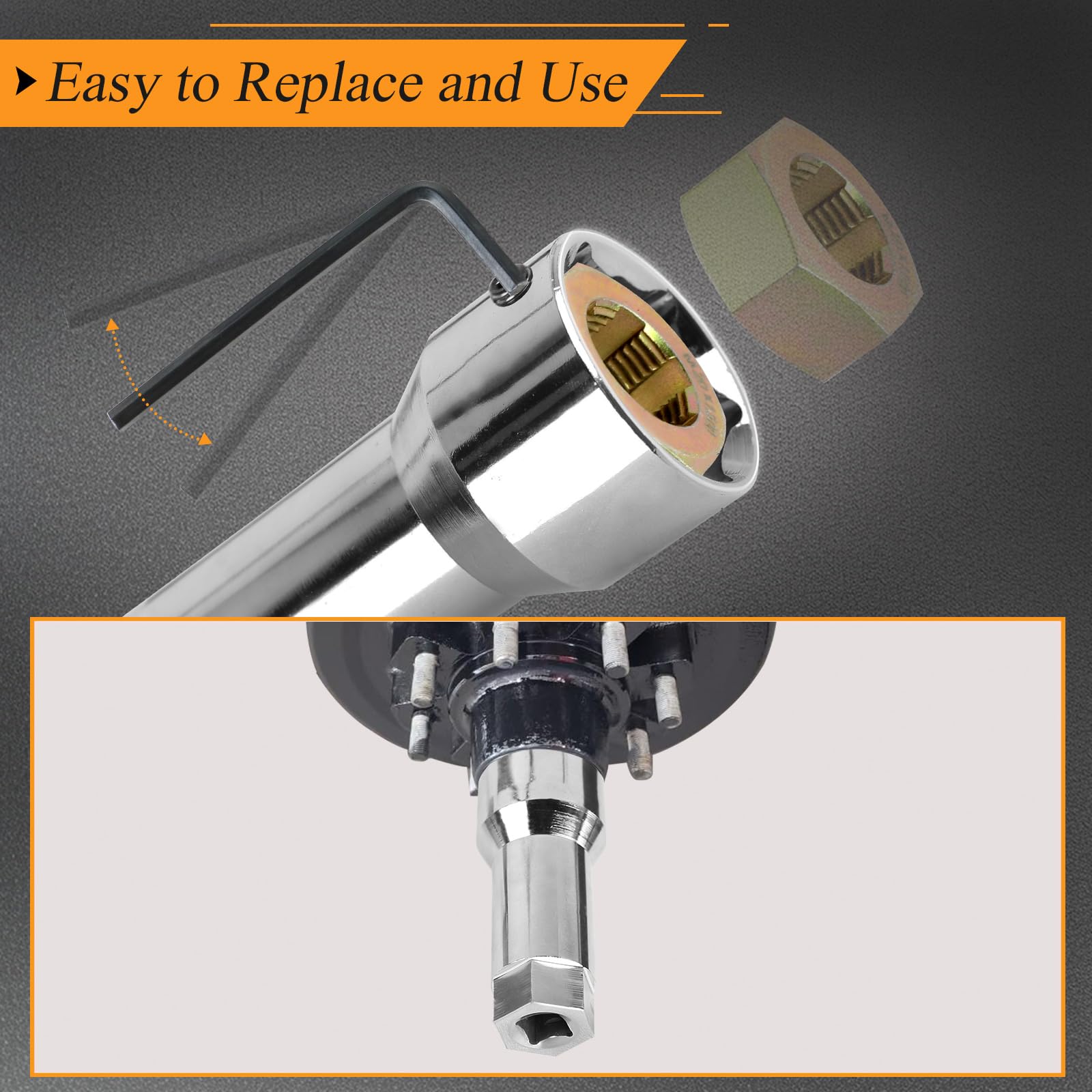 Snapklik.com : Tesmirror 16-Piece Axle Spindle Rethreading Kit - Axle ...