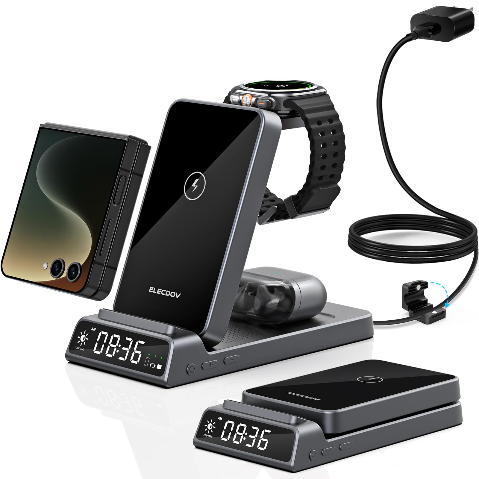 Chargeur sans fil pour Samsung station induction rapide - 2