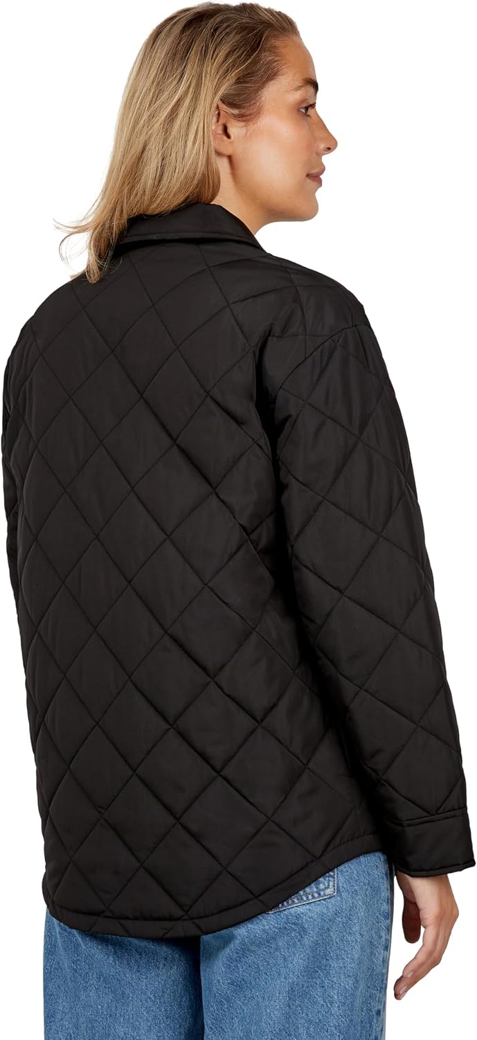 Free Country Women’s Quilted Jacket Lightweight Warm Comfort Puffer Lining Wind & Water Resistant Coat for Women-Trailblazer