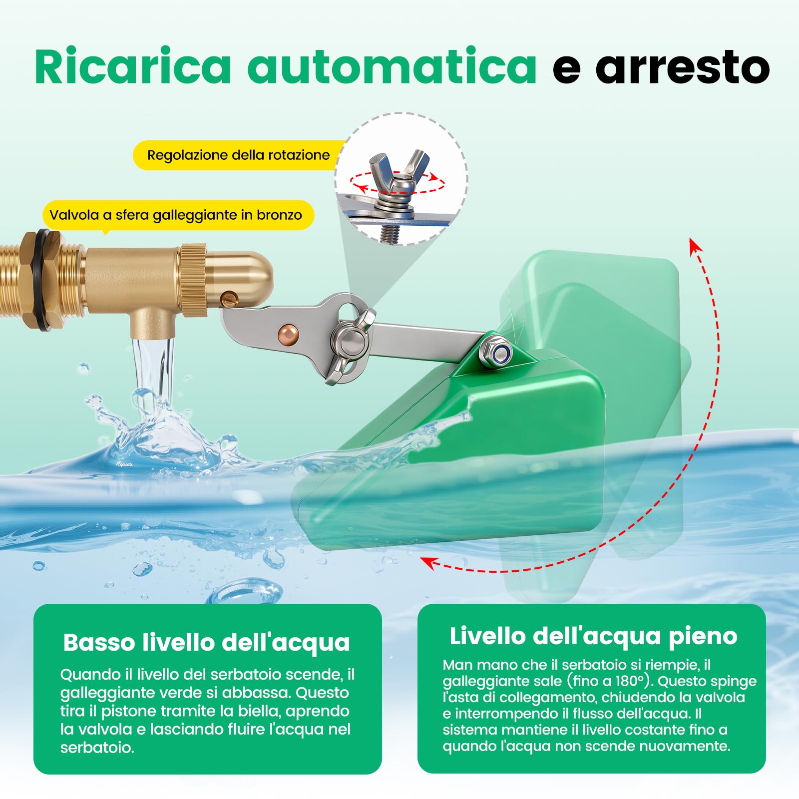 Abbeveratoio In Acciaio Inox,Abbeveratoio Per Animali Con Valvola,Bevanella Per Bestiame Con Galleggiante,Ciotola Acqua Per Mucche,Abbeveratoio Automatico Per Cavalli,Ovini,Cani,Maiali