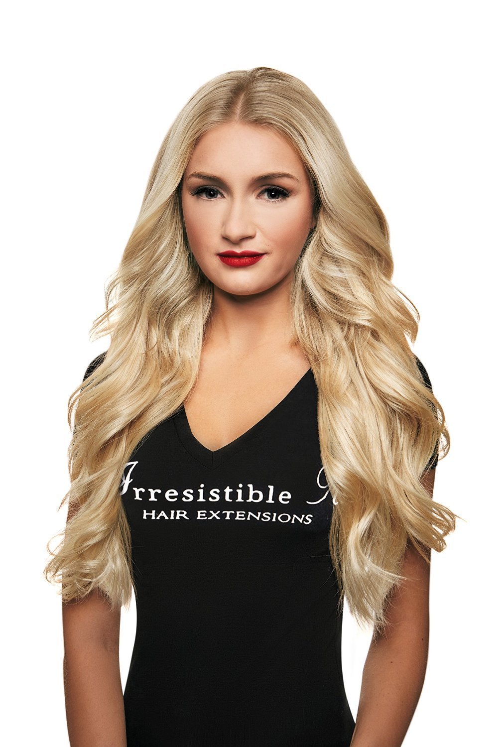 IRRESISTIBLE ME Clip in Hair Extensions Platinum Blonde