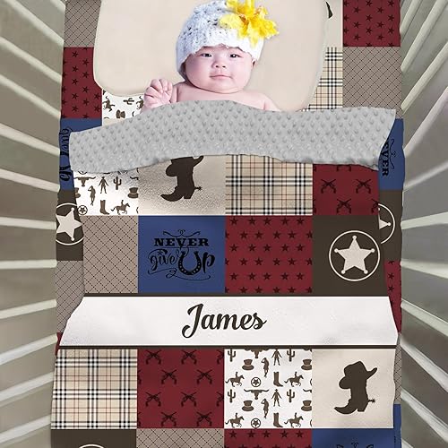 Miniatura 3 de Juego de ropa de cama personalizado para cuna para bebés niños y niñas, juegos de ropa de cama personalizados para cuna de bebé con nombre, ropa de