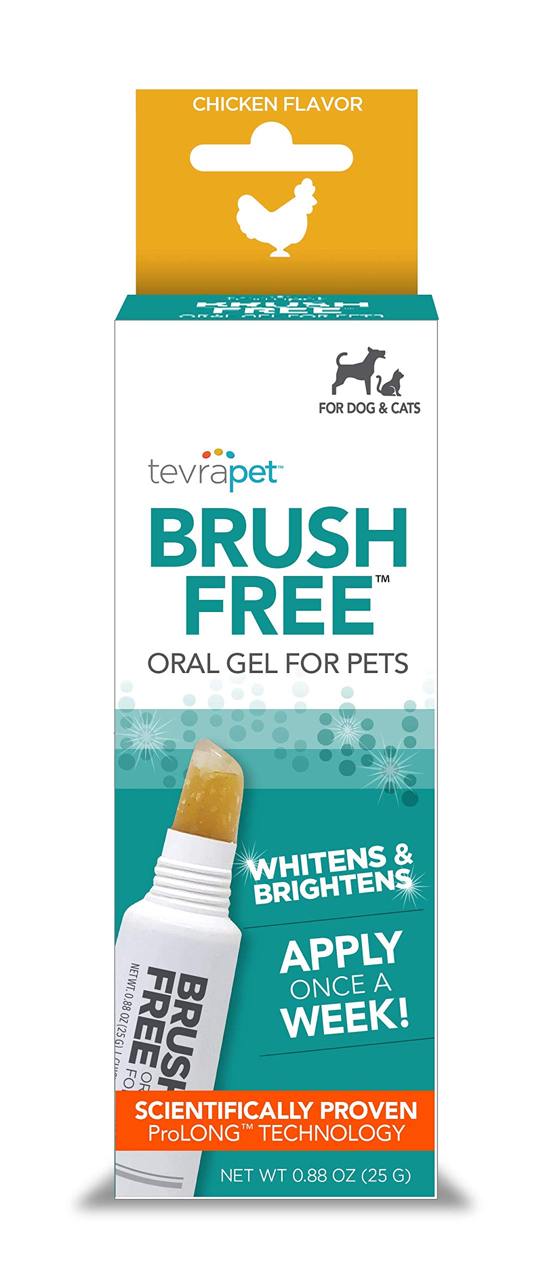 Tevra Pet Brush Free Oral Gel for Pets