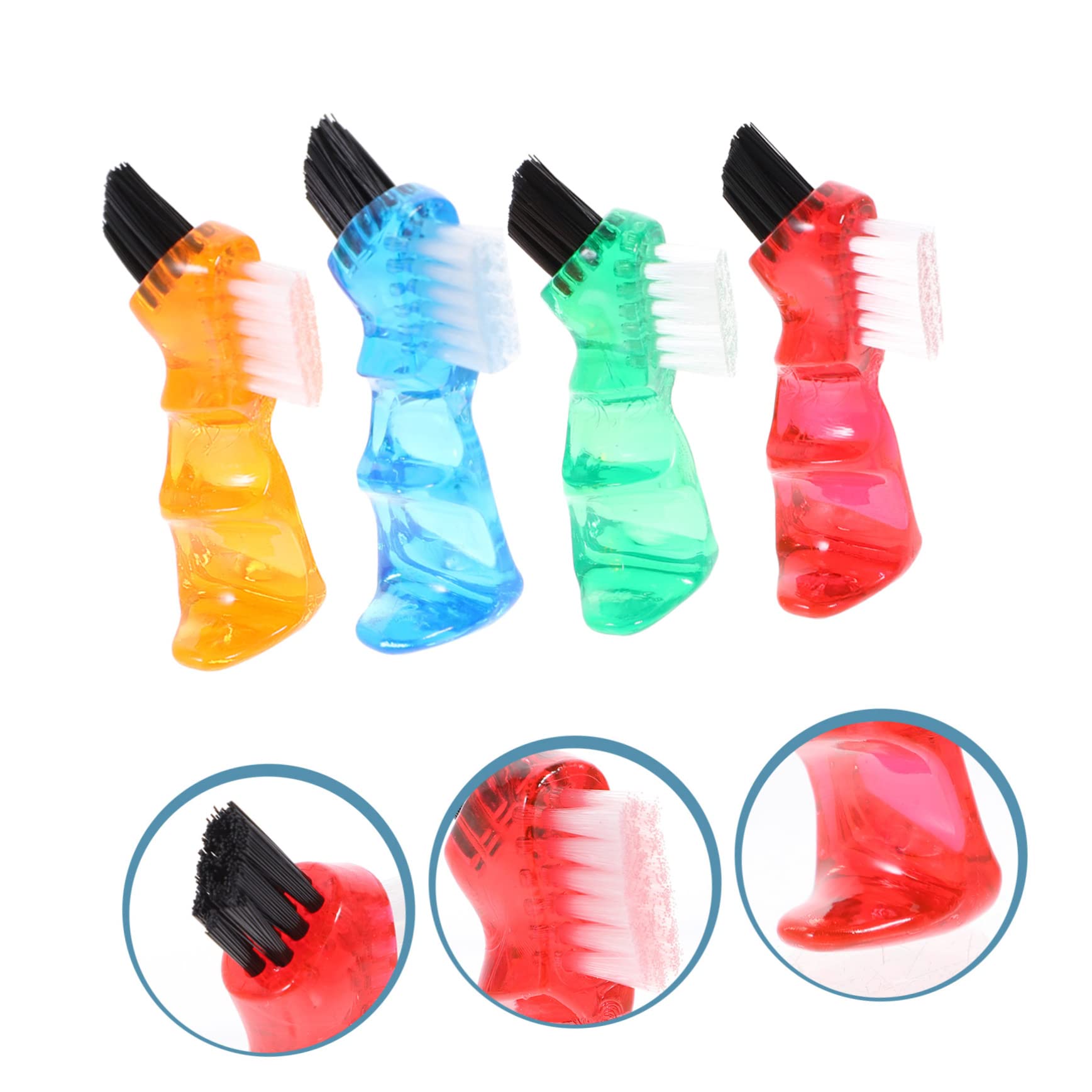 Beavorty 4 Set Di Spazzole Per Spazzolini Da Denti Spazzola Morbida Piccola A Doppia Faccia Per La Pulizia Per Uso Quotidiano 4 Pezzi*4