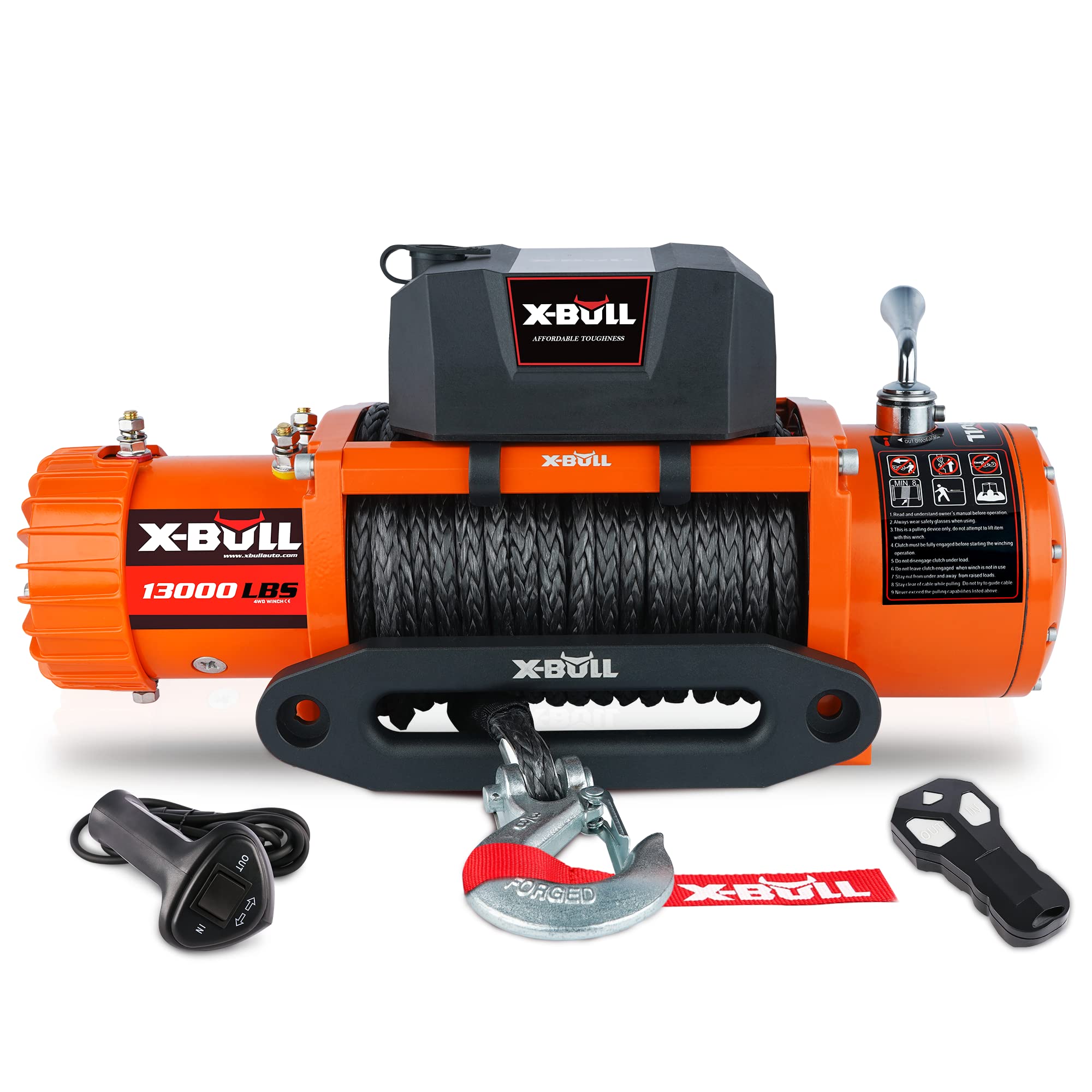 Buy XBULL Winch13000 lb. Load Capacity Electric Winch Kit 12V