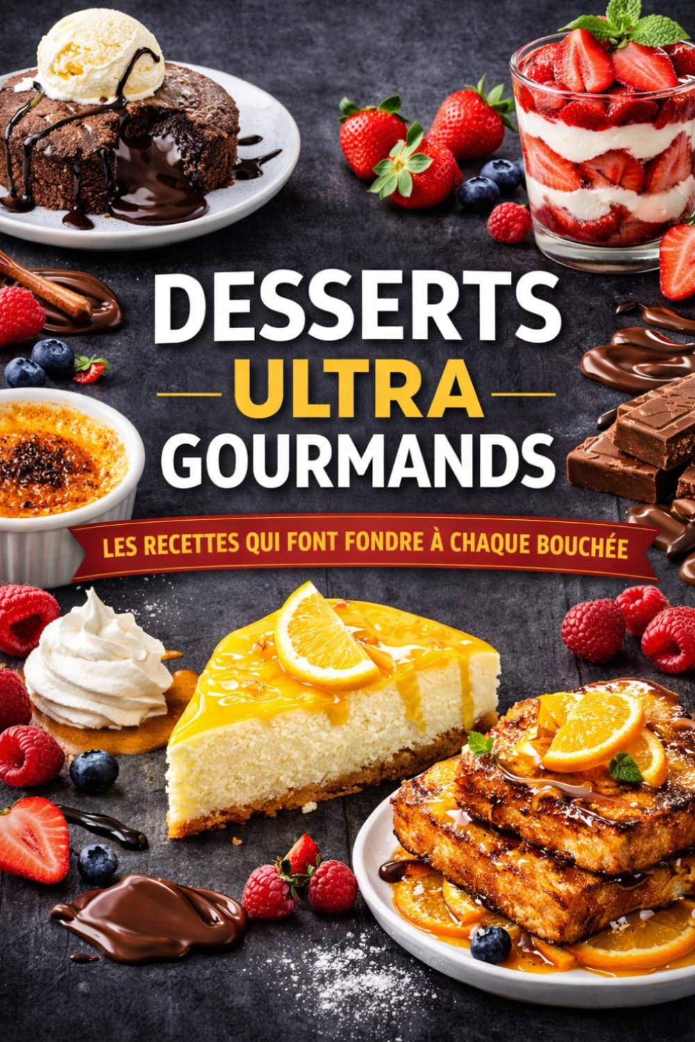 DESSERTS ULTRA GOURMANDS: Les recettes qui font fondre à chaque bouchée (L’Art de Cuisiner Simplement)