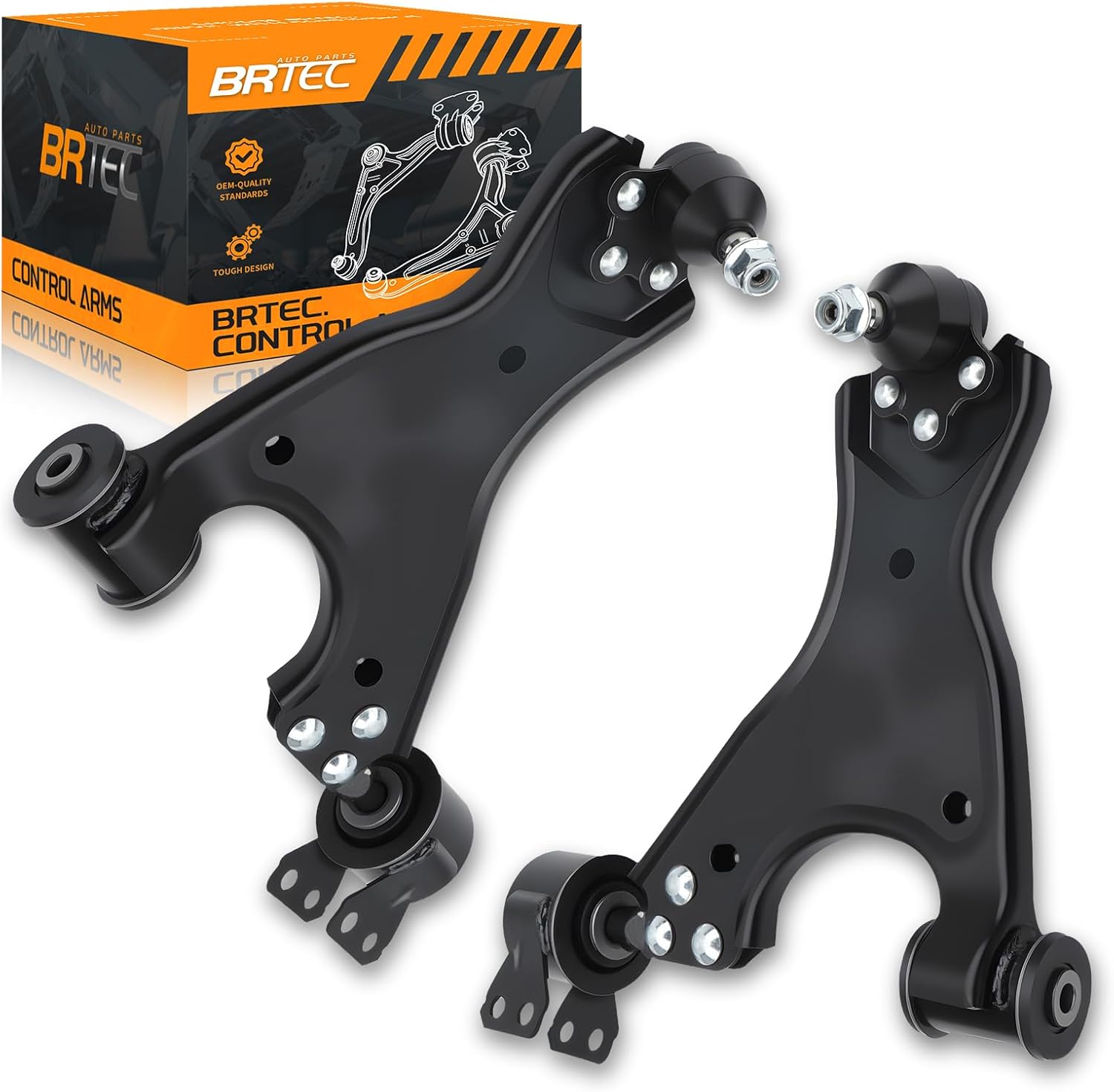 Front Lower Control Arm w/Ball Joint Compatible with Buick Enclave Chevrolet Traverse Saturn Outlook GMC Acadia 2007-2017 - 2pc Set