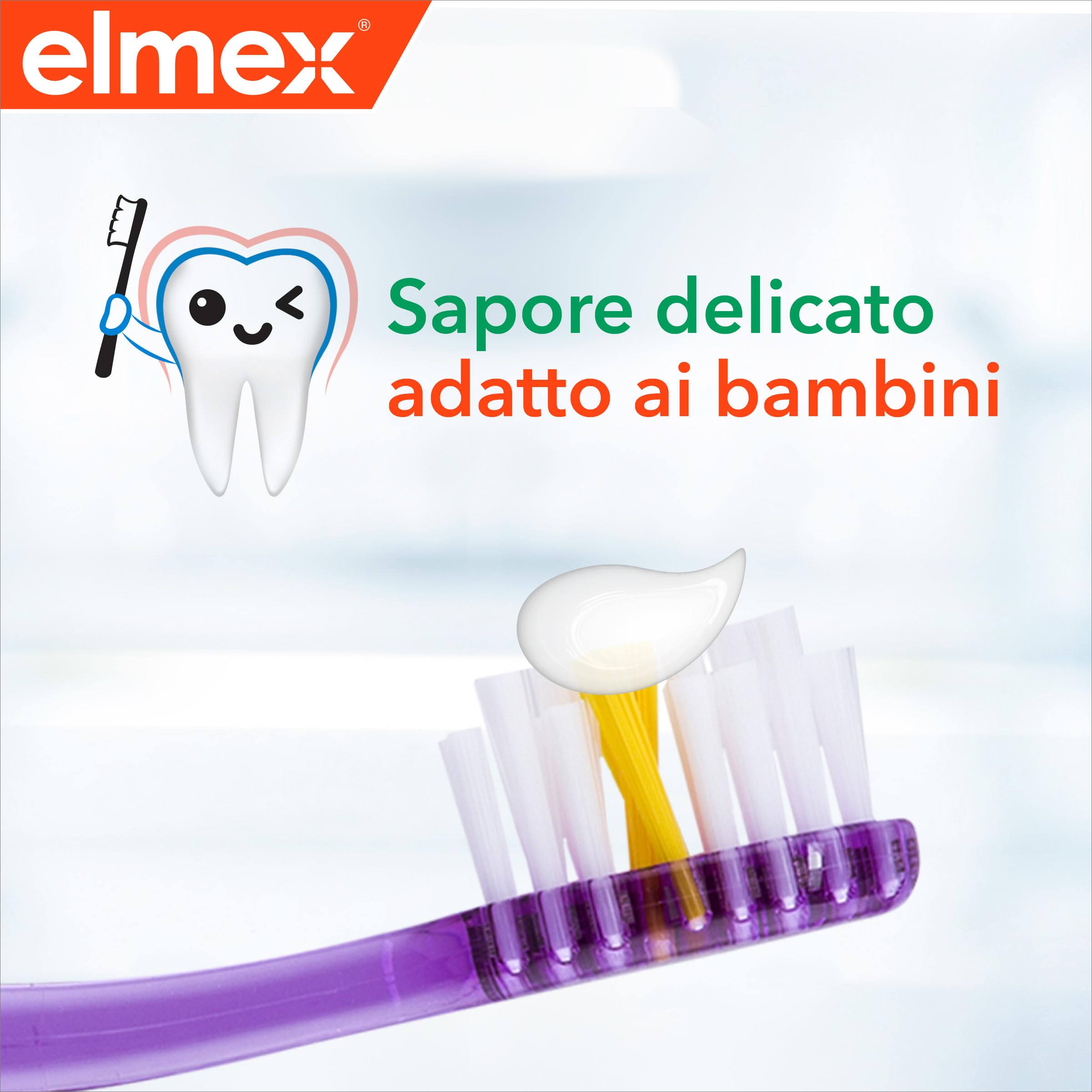 elmex Dentifricio Junior 6-12 Anni per Bambini 4x75ml | con Fluoruro Amminico | Protegge i Denti Dei Bimbi dalla Carie | Dentifricio Anticarie per Denti Permanenti | 0% Coloranti
