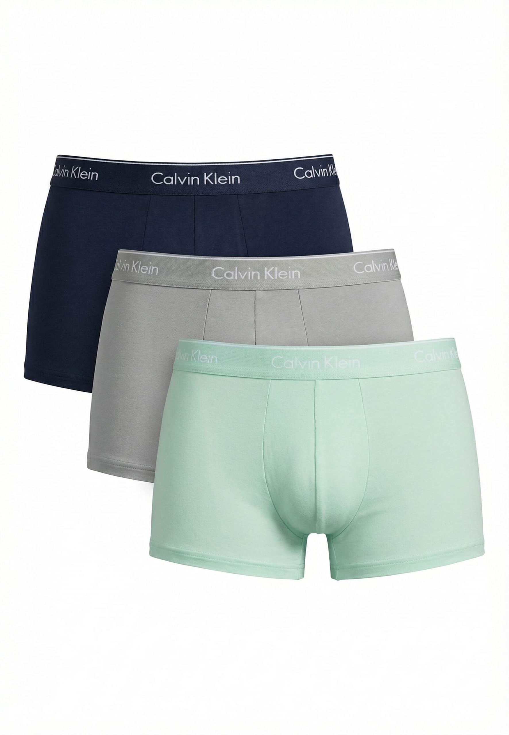 Calvin Klein Jeans Calecons et Slips Trunk 3pk, tm6 41c Shoreline w/DTM WB/Misty Grey w/