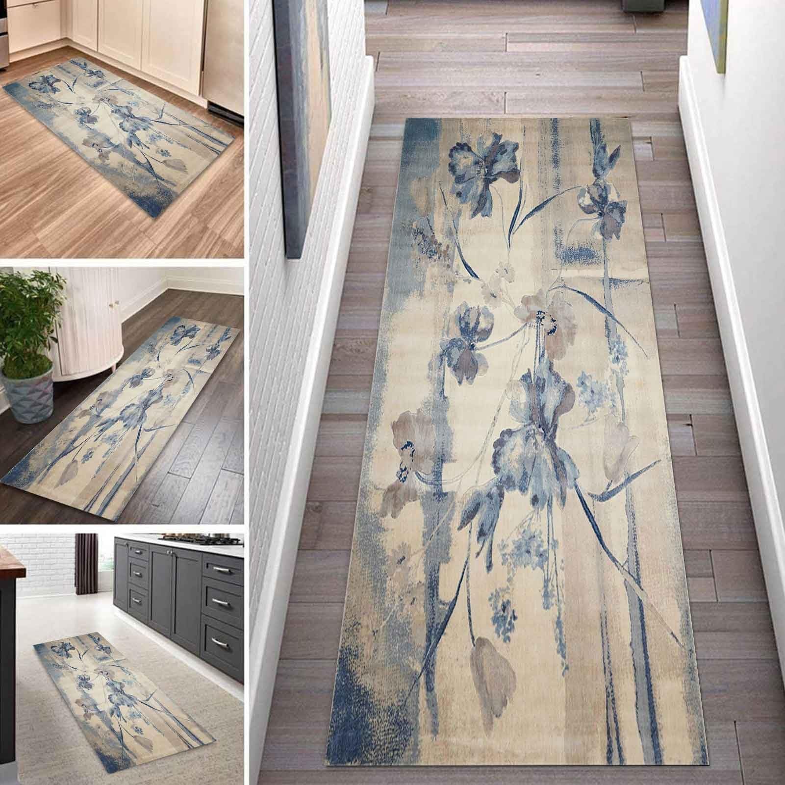 Tapis de sol pour entrée et balcon long tapis de passage antidérapant 90x500cm