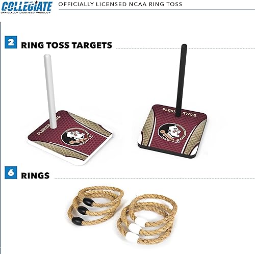 Miniatura 2 de Wild Sports Juego de citas universitarias de madera maciza con gráficos de equipo HD de impresión directa, juego de lanzamiento de anillos para