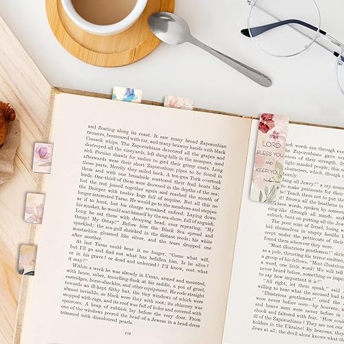 Vista 4 de WAVEYU 10 marcadores magnéticos con versículo bíblico para mujeres y hombres, marcadores religiosos cristianos de escritura inspiradora