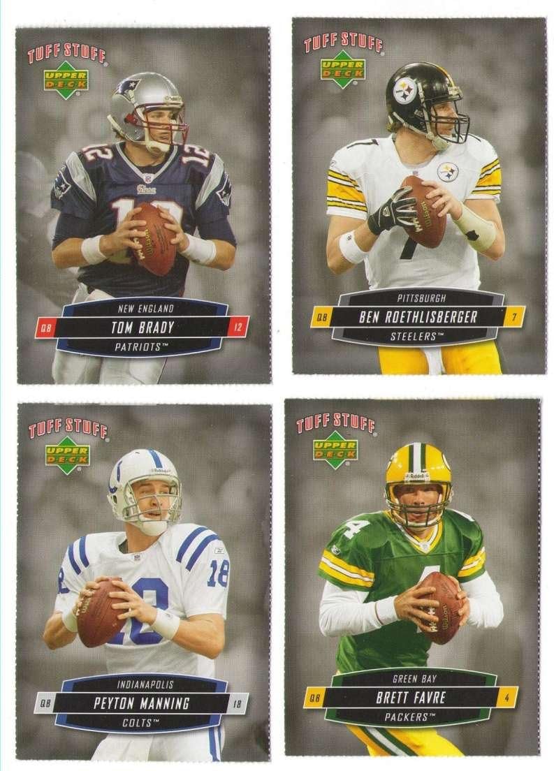 2006 Tuff Stuff Magazine Upper Deck Inserts Football