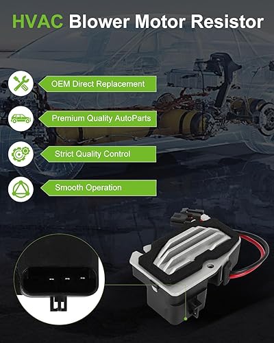 Miniatura 970 de SCITOO Resistencia de motor de ventilador HVAC para 2008-2013 para Chrysler 300/2008-2016 para Town & Country/2008-2010 para Dodge Charger/2008-2018