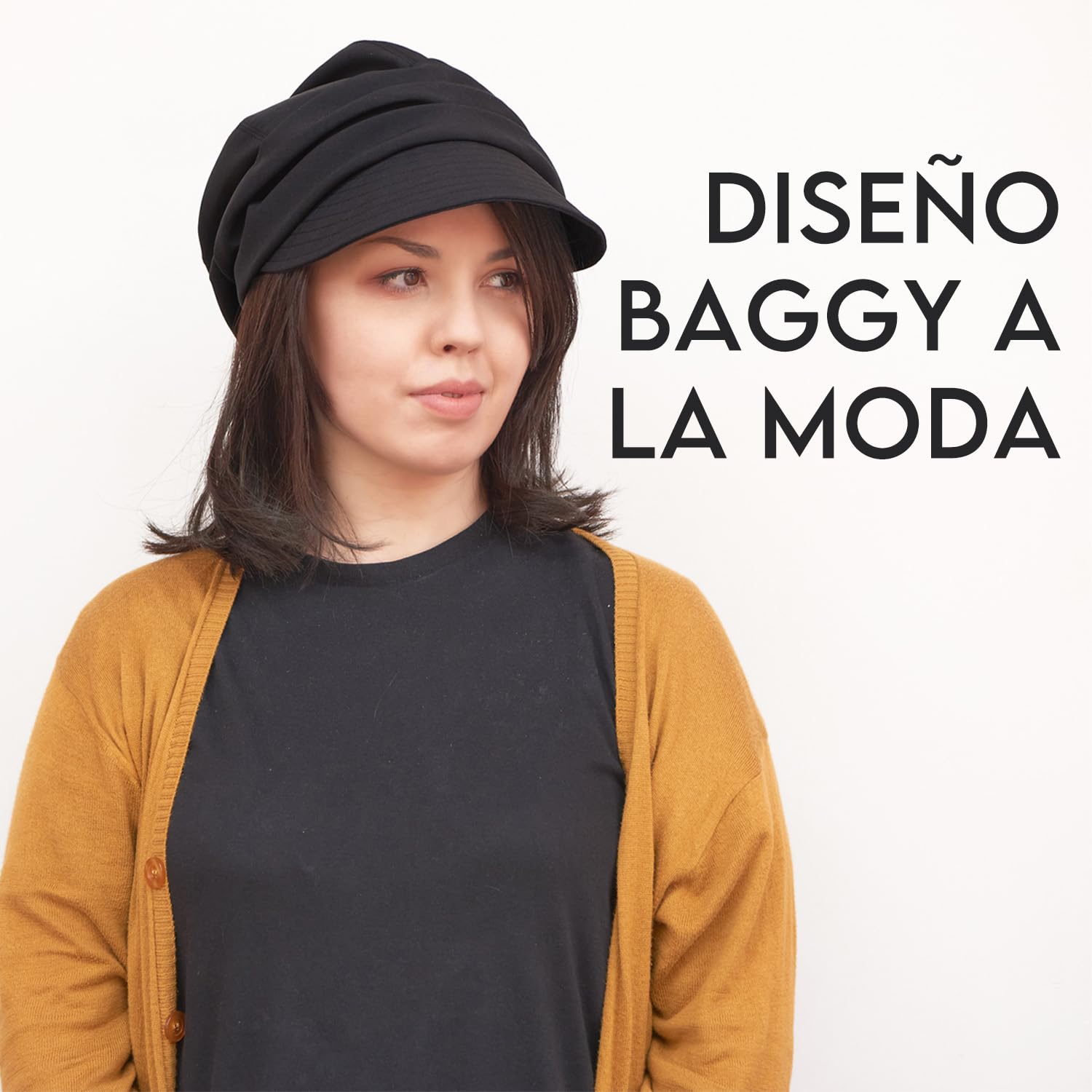 CHARM Sombrero de Sol Verano Algodón Orgánico Mujer - Visera Quimio UV Protégé