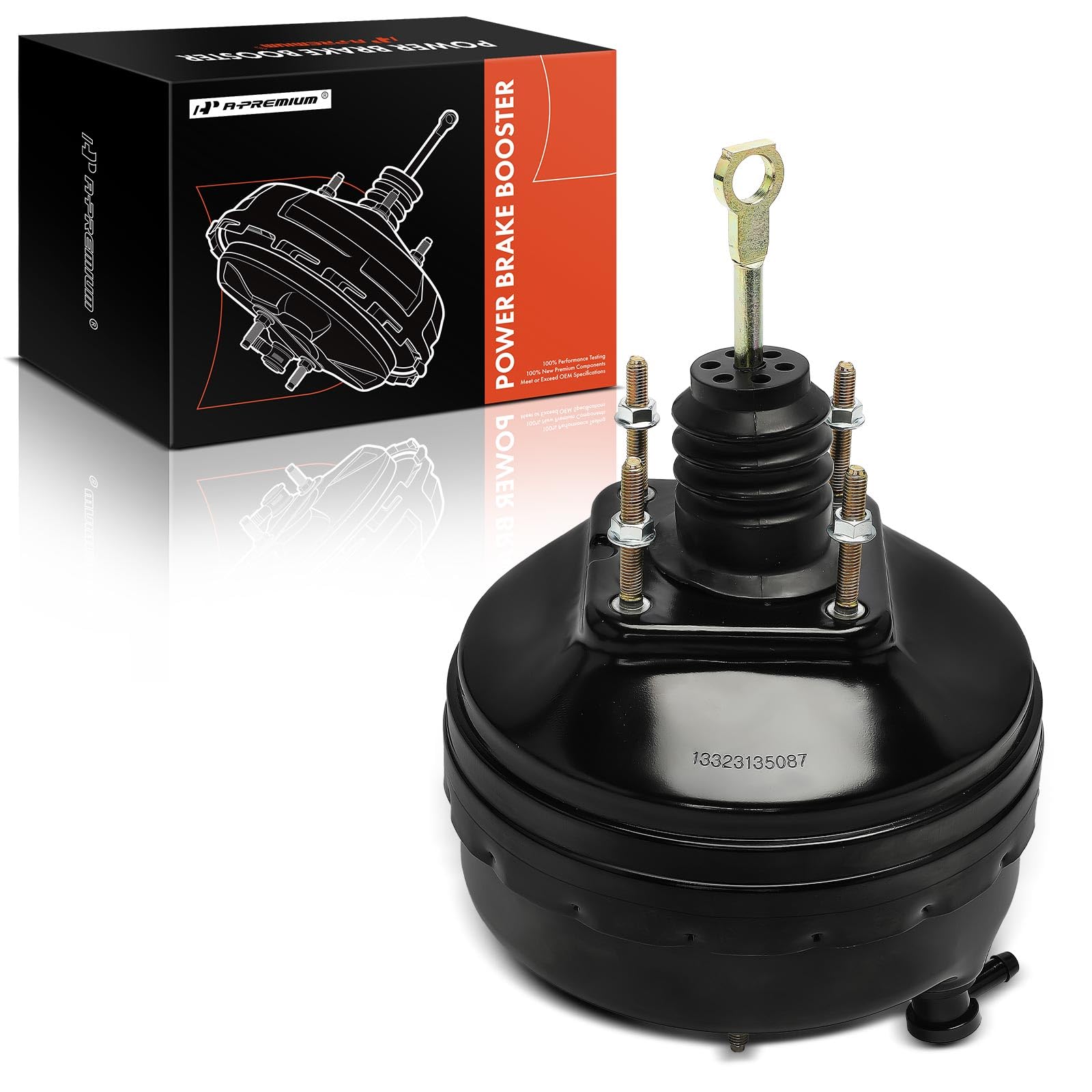 A-Premium Vacuum Power Brake Booster Compatible with Select Chevrolet & GMC & Pontiac Models - Malibu, Camaro, Chevelle, Chevy II, El Camino, Monte Carlo, Sprint, Firebird, Without Master Cylinder