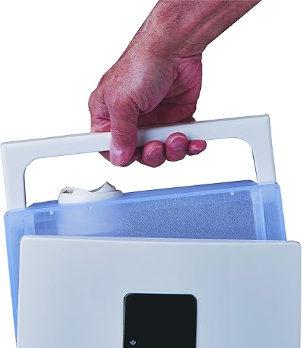 Miniatura 7 de Lasko Humidificador de niebla caliente y fría UH300 con humidistato y temporizador, silencioso, relajante, humidificador ultrasónico de doble niebla