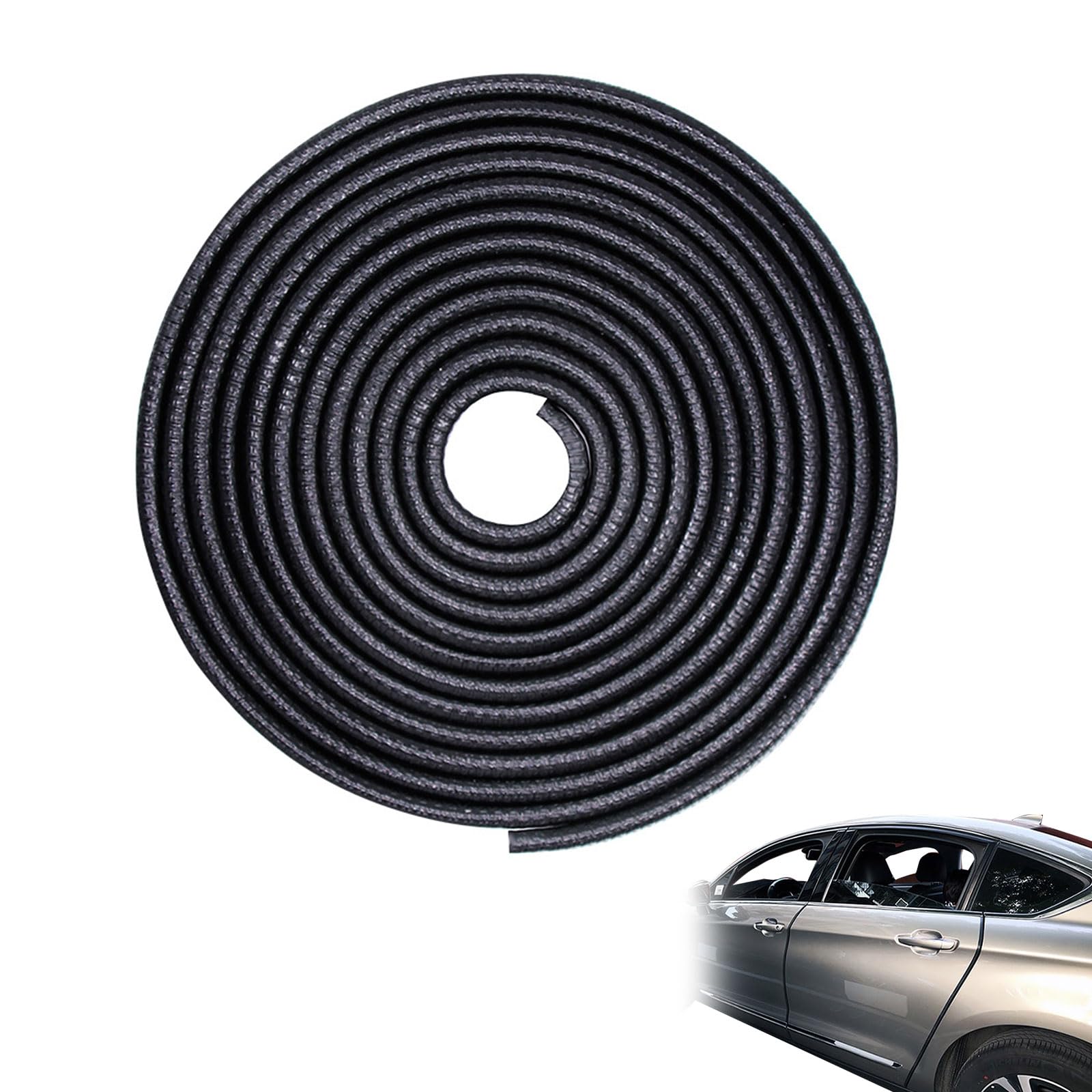 Strisce Protezione Bordi Auto Forma A U | 5 Metri | Anti Graffi E Urto | Per Portiere, Cofano E Bagagliaio | Bianco - Foto 8